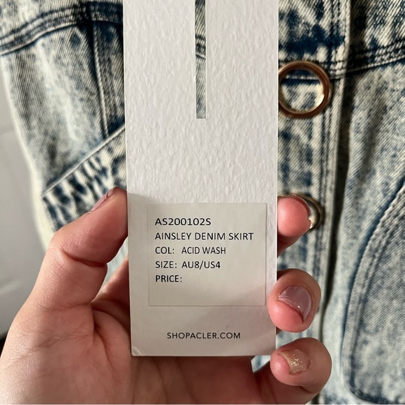 ACLER / Set of Ainsley Denim Jacket & Skirt - Picture 8 of 14